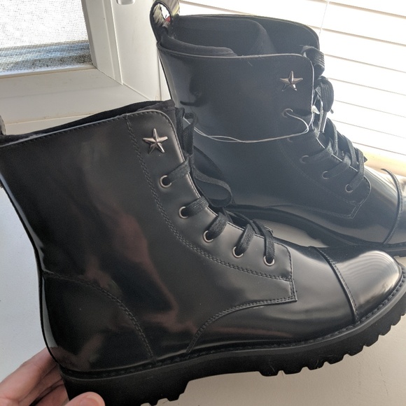 tommy hilfiger military boots